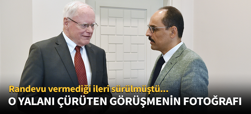 İşte bir yalanı daha çürüten görüşmenin fotoğrafı!