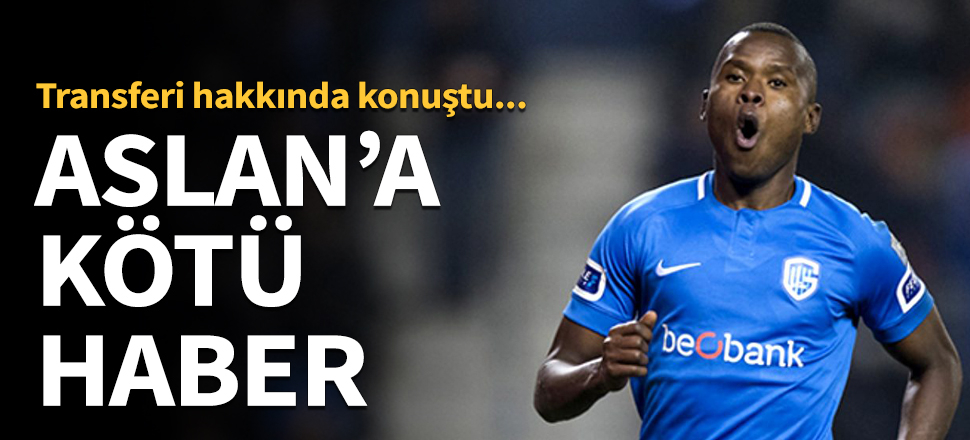 Galatasaray'a Belçika'dan kötü haber!