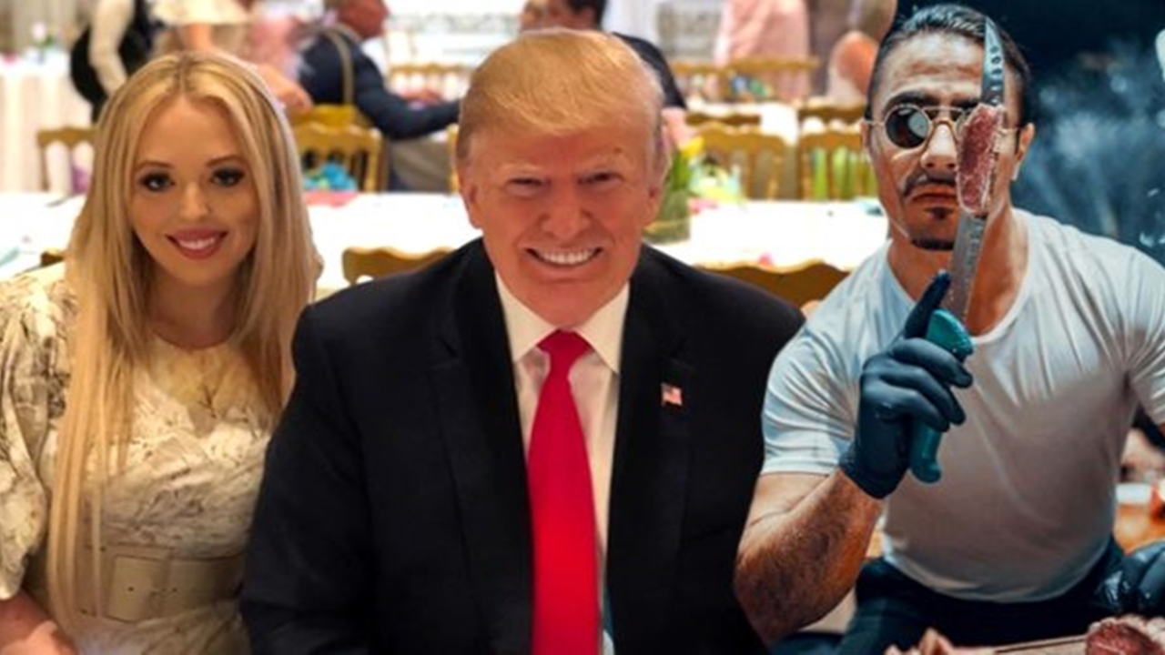 Nusret, Trump'ın kızını mekanında ağırladı!