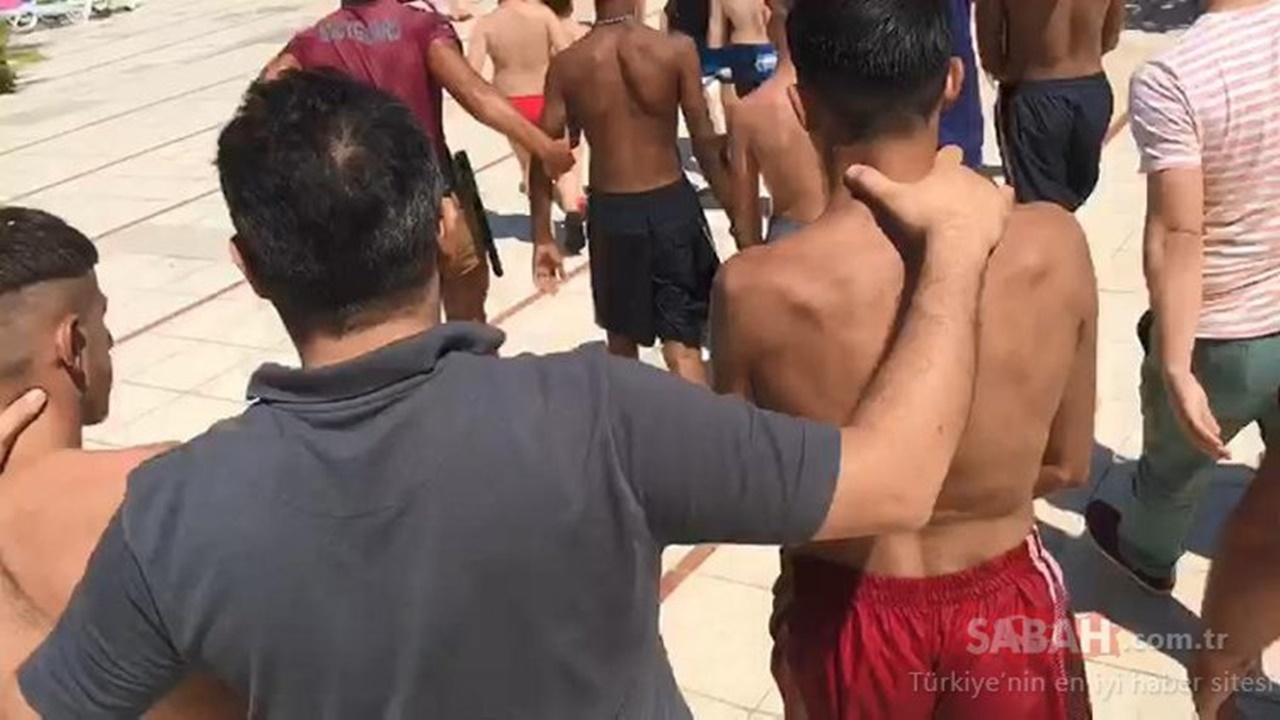 Kapkaç çetesi havuz başında yakalandı