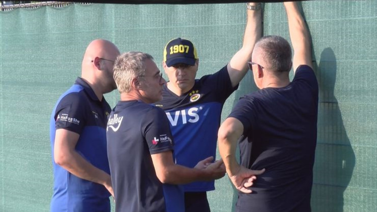 Fenerbahçe antrenmanında dikkat çeken kare!