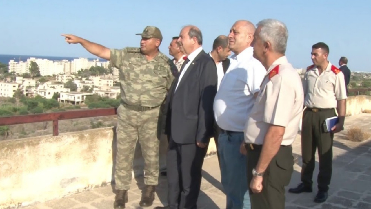 KKTC Başbakanı Ersin Tatar Maraş'ta!