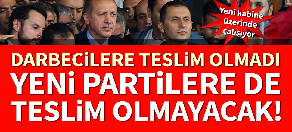 Darbecilere teslim olmadı, yeni partilere de...