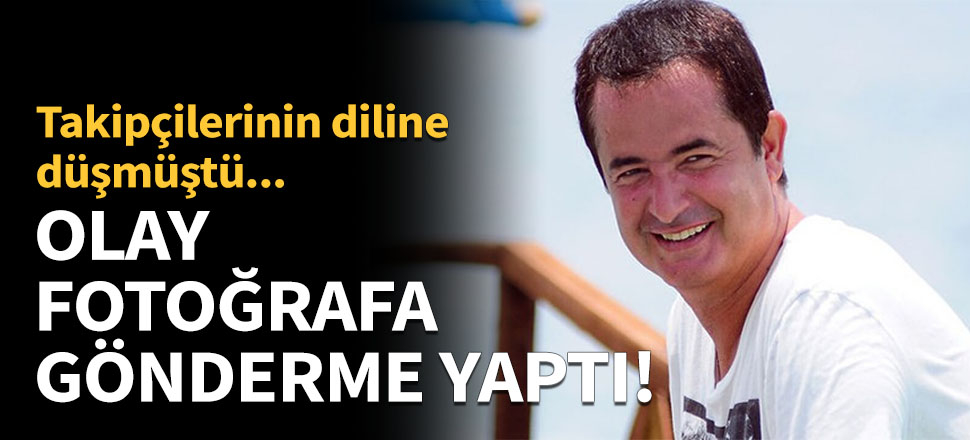 Olay fotoğrafa gönderme yaptı!