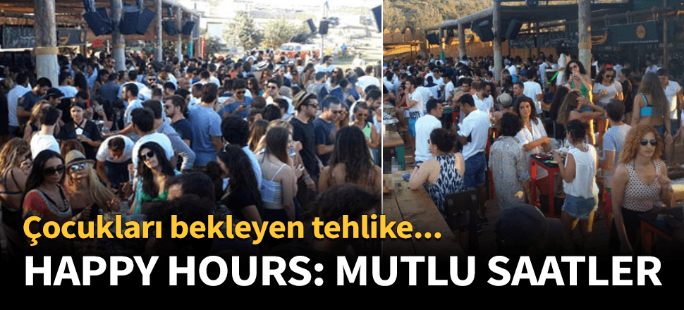 İçerisi çocuk kaynıyor! Ellerinde alkol sigara...