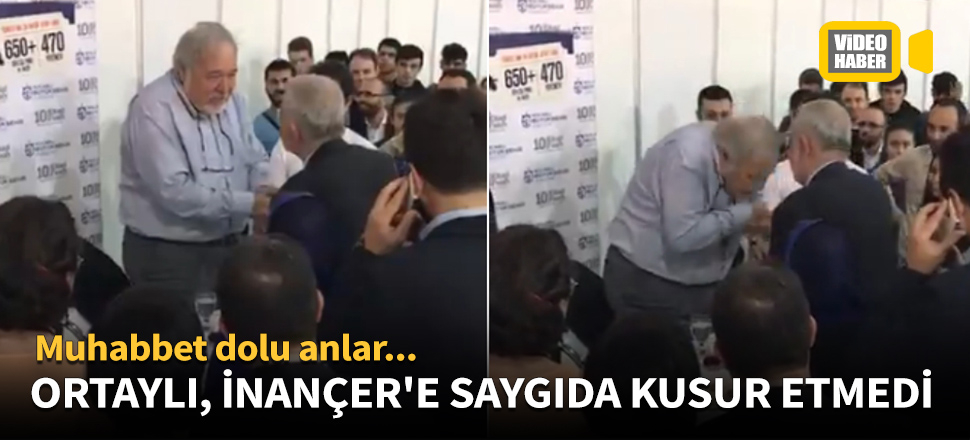 Ortaylı, İnançer'e saygıda kusur etmedi!