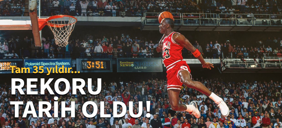 Michael Jordan'ın rekoru tarihe gömüldü!