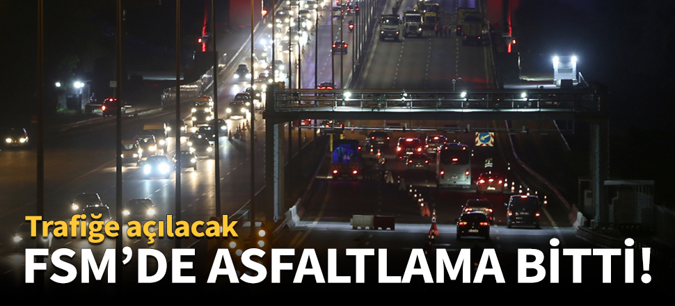 FSM'de asfaltlama bitti!