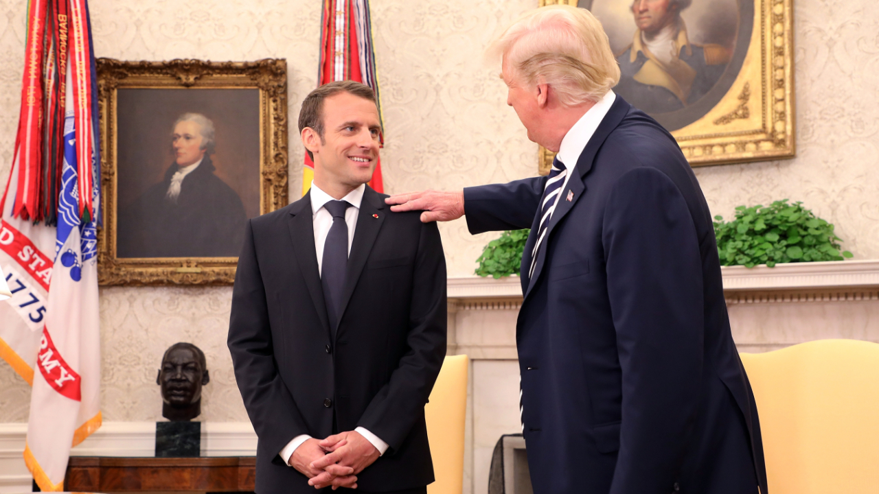 Trump: Macron'un aptallığına karşılık vereceğiz...