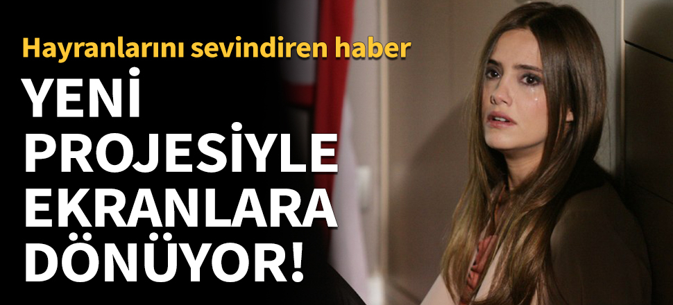 Nehir Erdoğan yeni projesiyle ekranlara dönüyor!