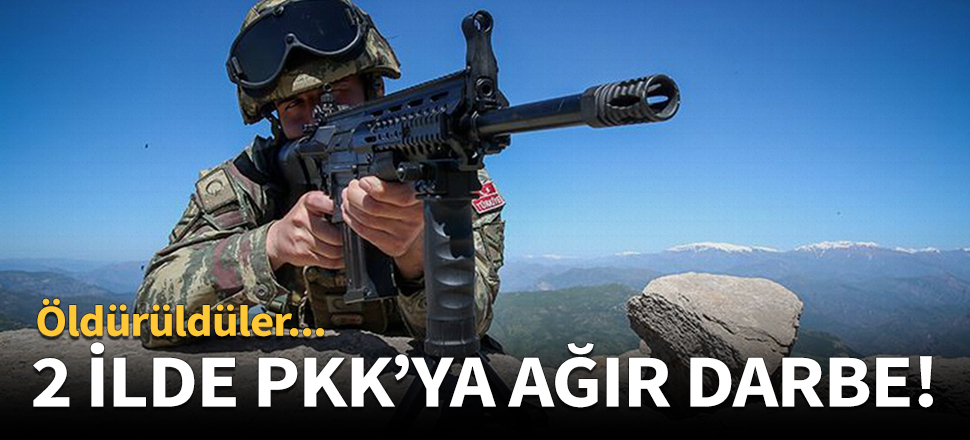 2 ilde PKK'ya ağır darbe!