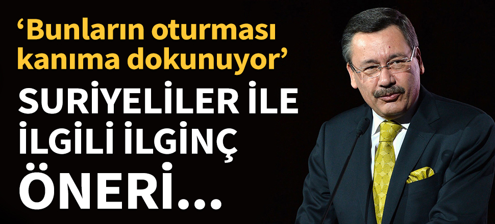 Gökçek'ten Suriyeliler ile ilgili ilginç öneri!