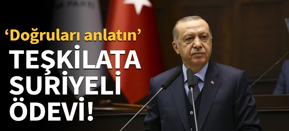 AK Parti teşkilatına 'Suriyeli' ödevi!