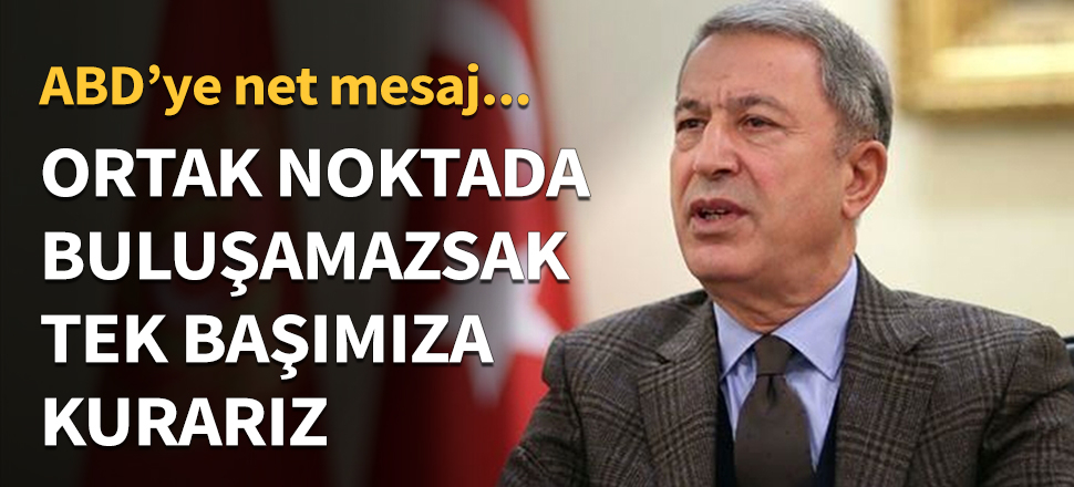 Bakan Akar'dan ABD'li mevkidaşıyla görüşme!
