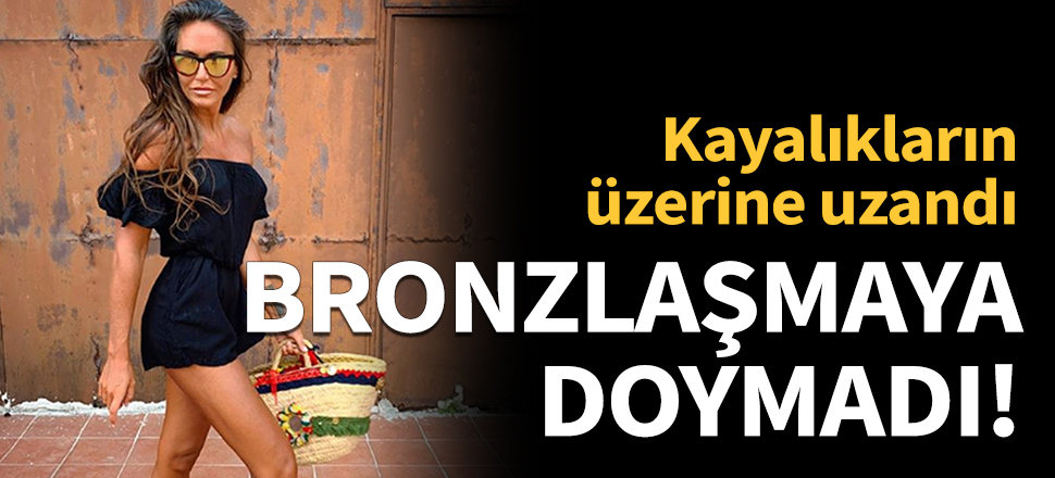Eda Taşpınar bronzlaşmaya doymadı!