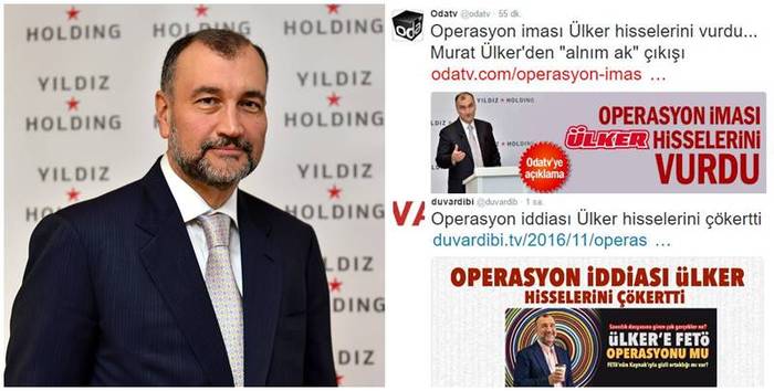 Ülker'e FETÖ üzerinden ateş açtılar, Murat Ülker 'Alnımız ak' dedi
