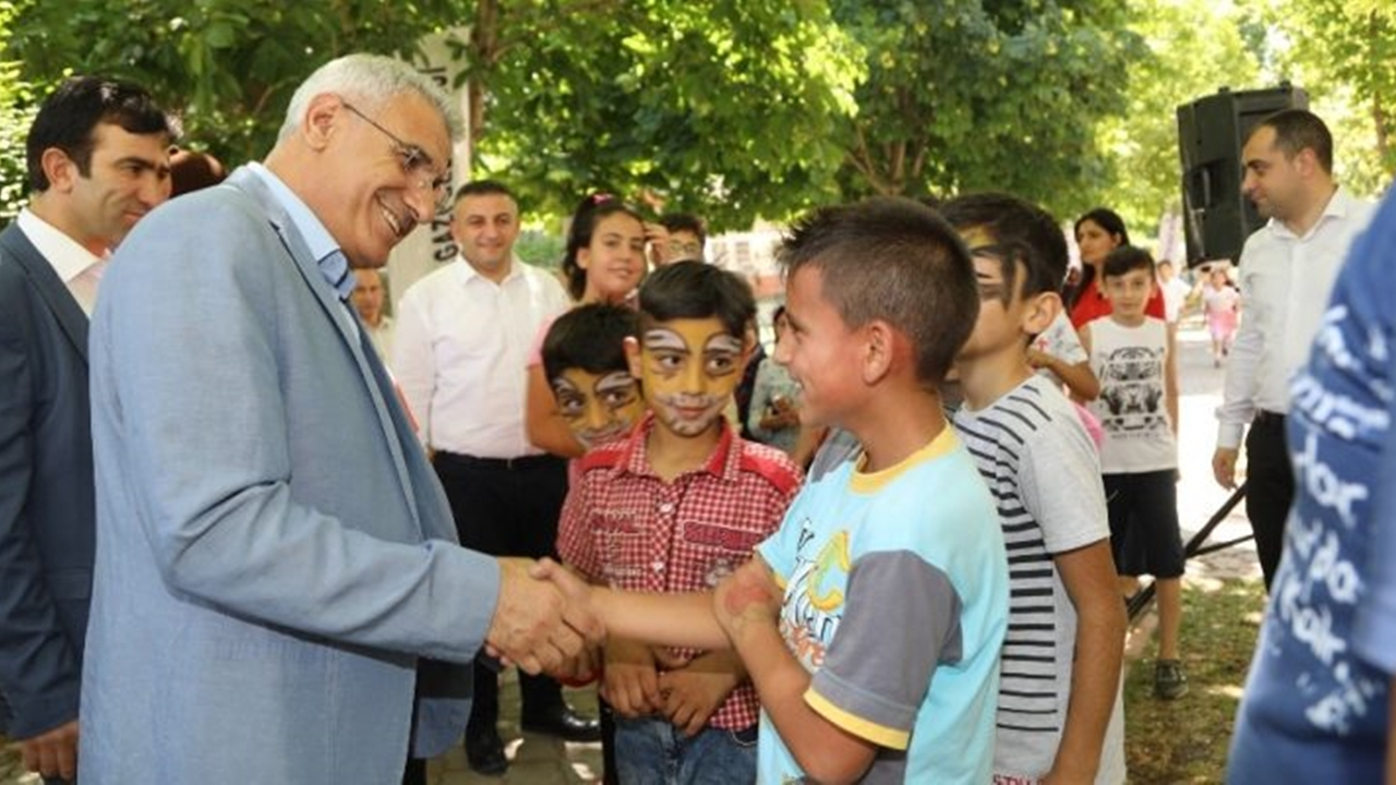 Malatya'da Başkan Osman Güder çocuklarla bir araya geldi