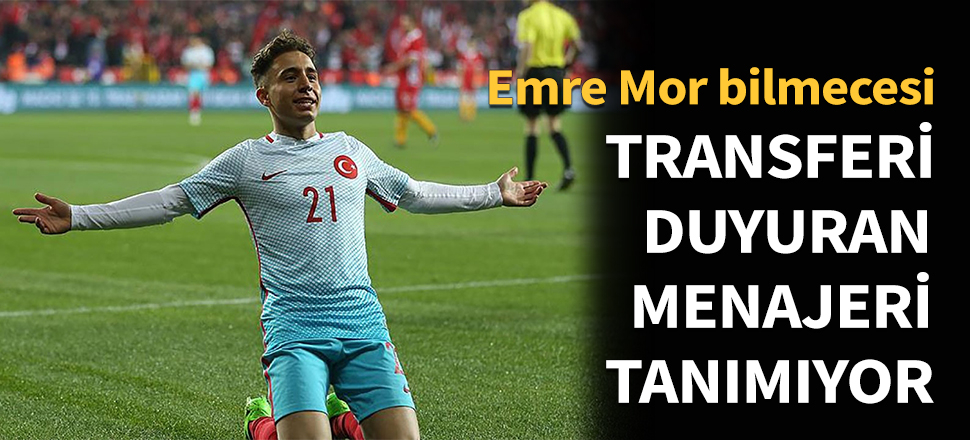 Transferi duyuran menajeri tanımadığını açıkladı!
