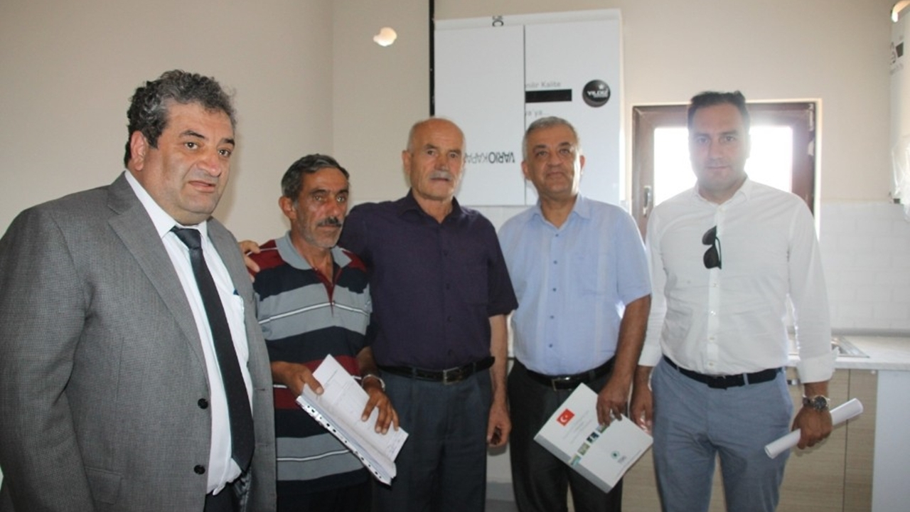Çankırı'da Daire Başkanı Kazım Bayburt  ’anahtar’ teslimi yaptı