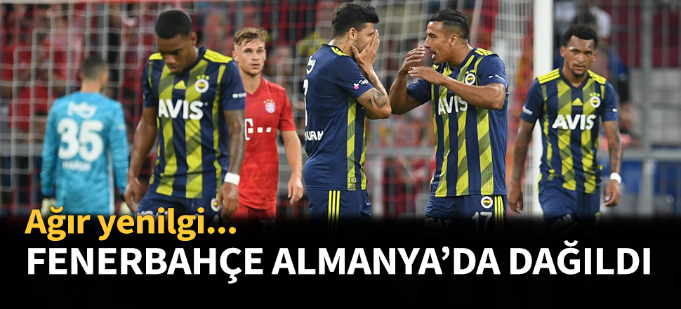Fenerbahçe, Almanya'da dağıldı!