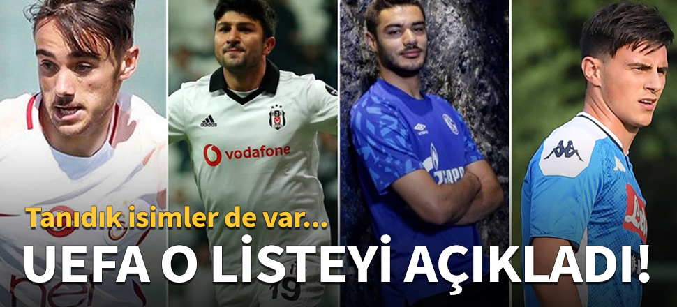 Avrupa'nın yükselen genç yıldızları!