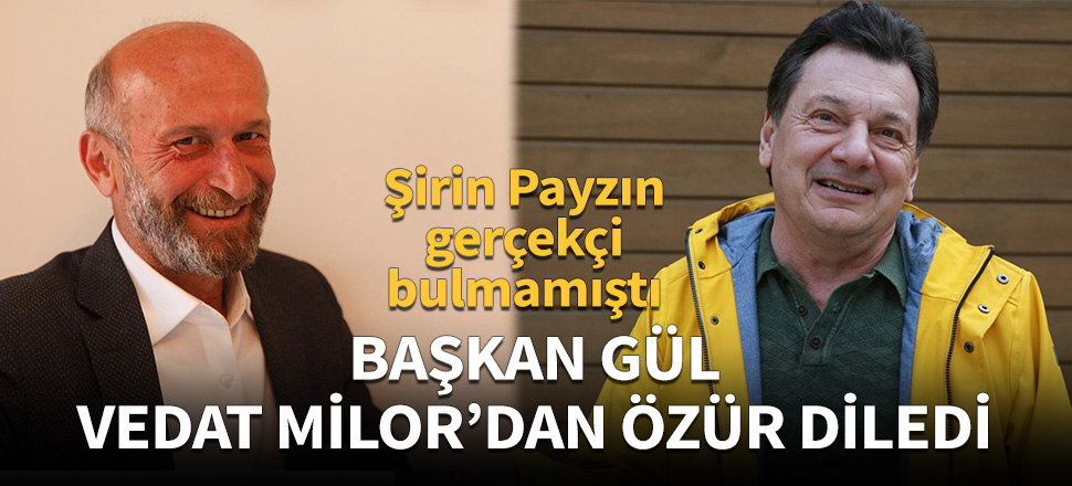 Başkan Gül, Vedat Milor'dan özür diledi!