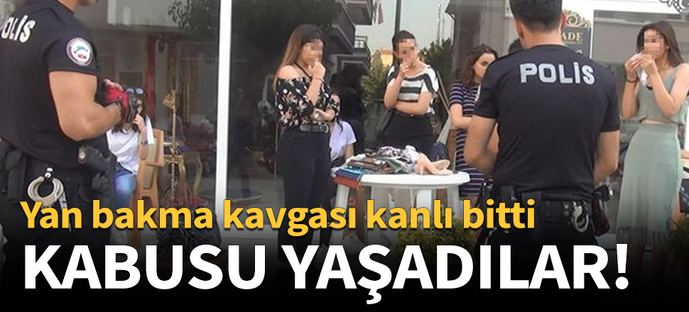Yan bakma tartışması kanlı bitti!