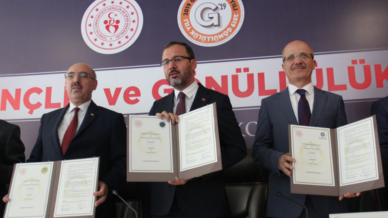 "Gençlik ve Gönüllülük İş Birliği Protokolü" imzalandı!
