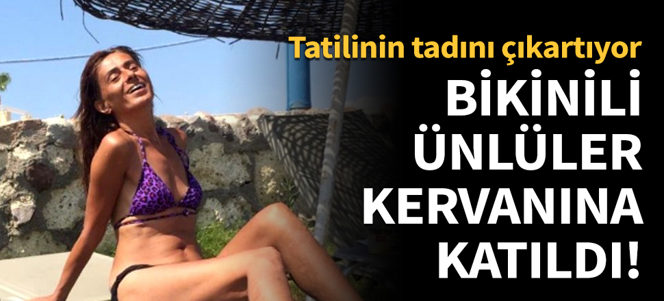 Yıldız Tilbe'nin bikinili pozu sosyal medyayı salladı!