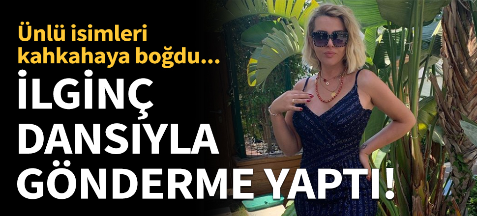 Selin Ciğerci'den ilginç 'Ela' dansı!