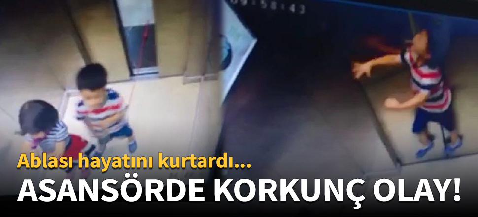 Kardeşini boğulmaktan son anda kurtardı!