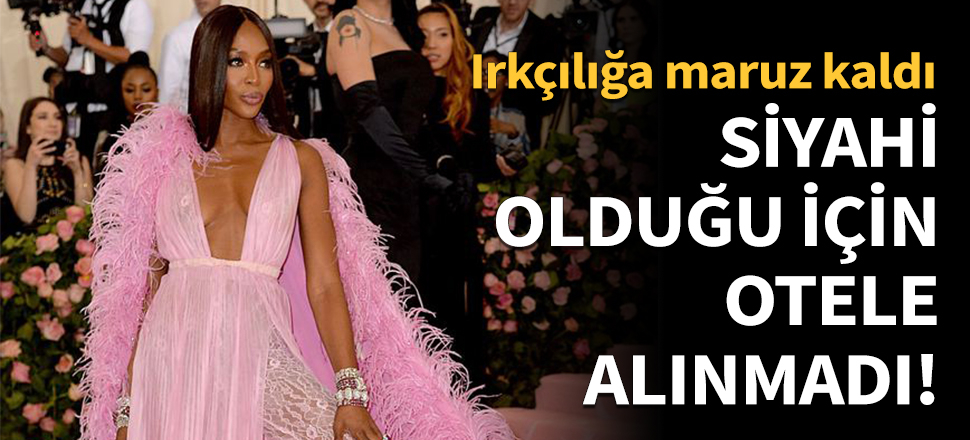 Dünyaca ünlü model siyahi olduğu için otele alınmadı!