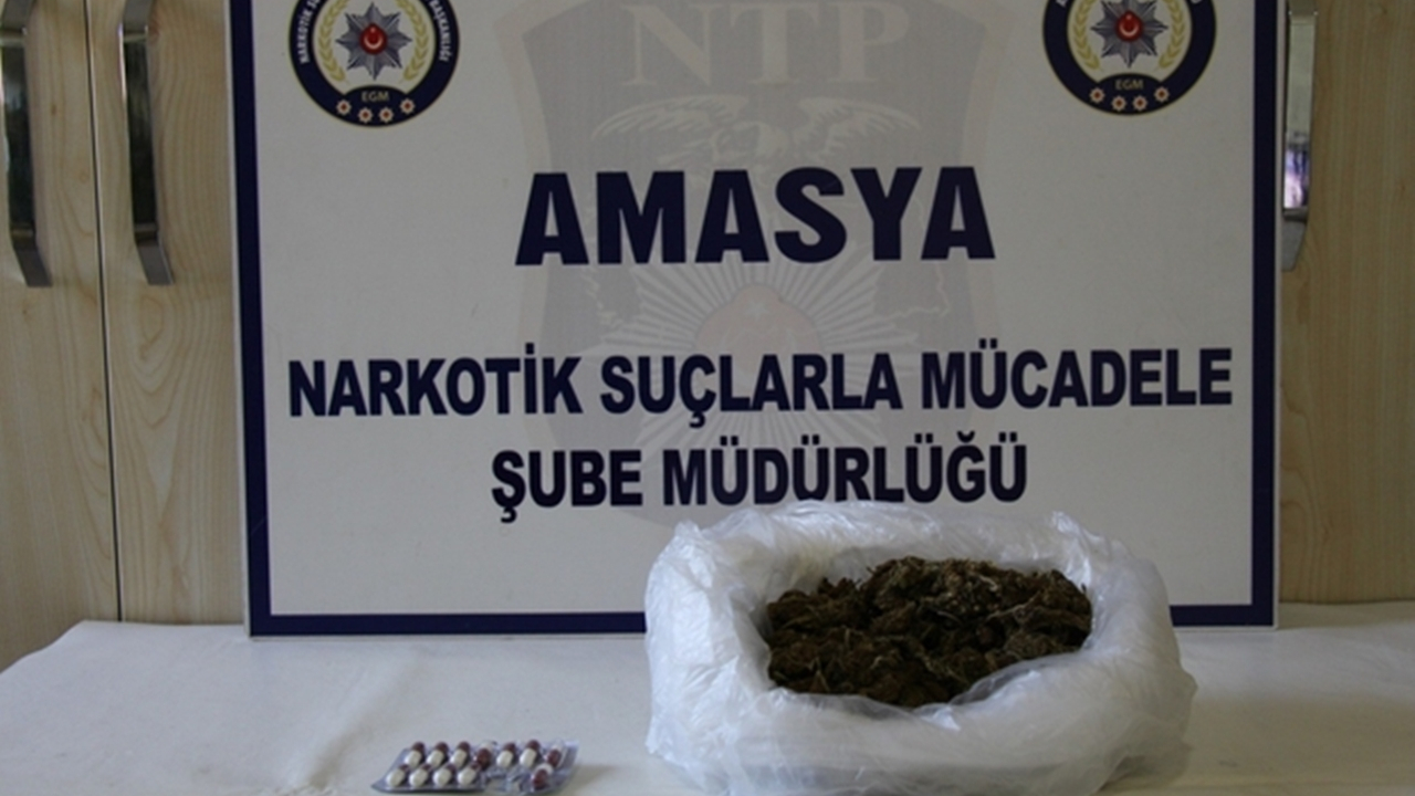 Amasya’da uyuşturucu baskını: 4 gözaltı