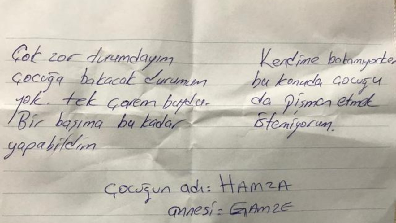 Bu notu yazdıktan sonra otelde yakalandı!