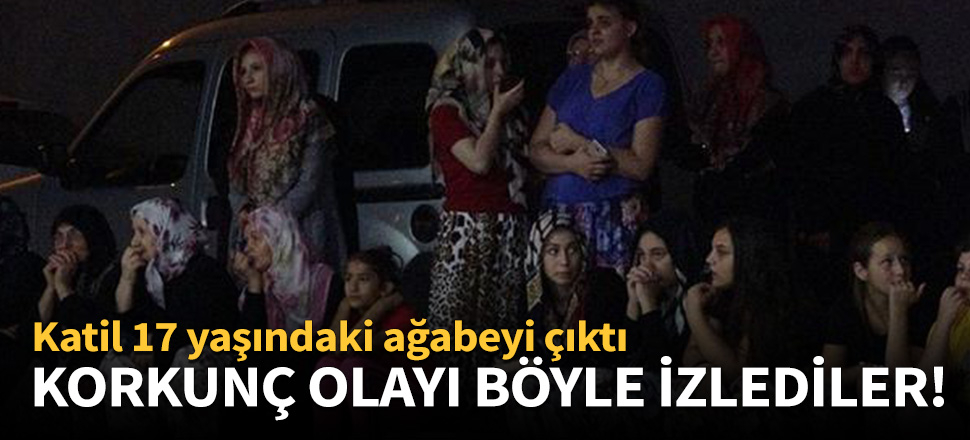 Mahalleli korkunç olayı böyle izledi!