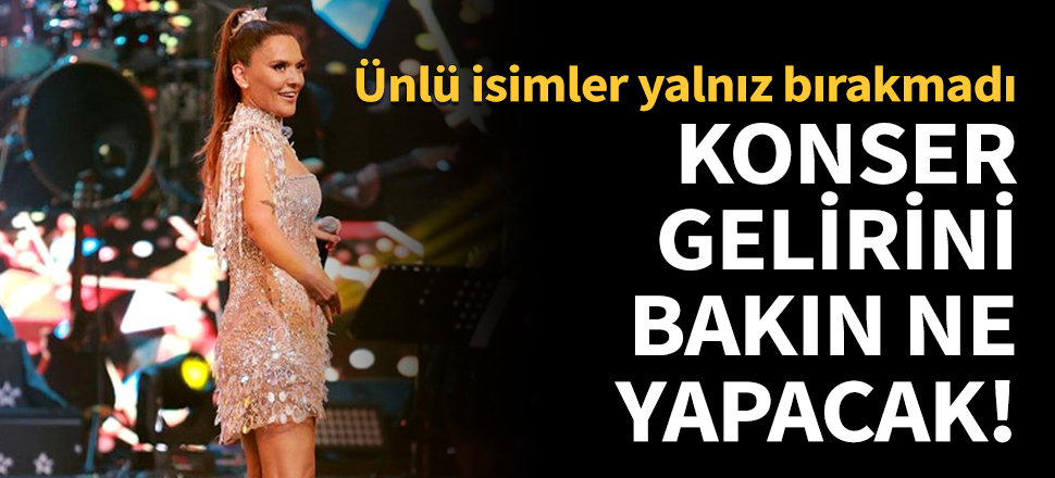 Demet Akalın konser gelirini bakın ne yapacak!