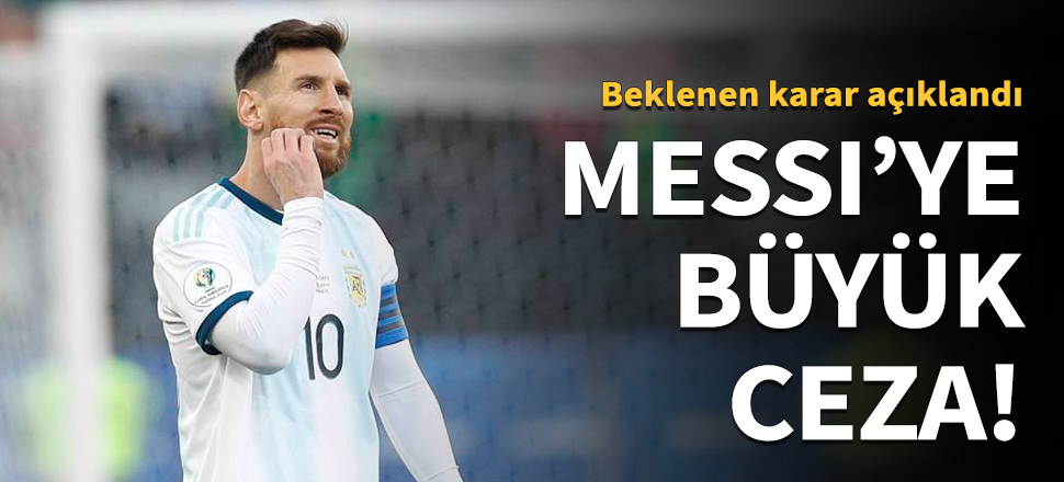 Arjantinli yıldıza men cezası!