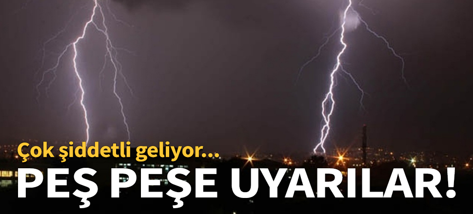 Meteoroloji uyardı! Sabah ve öğle saatlerinde...