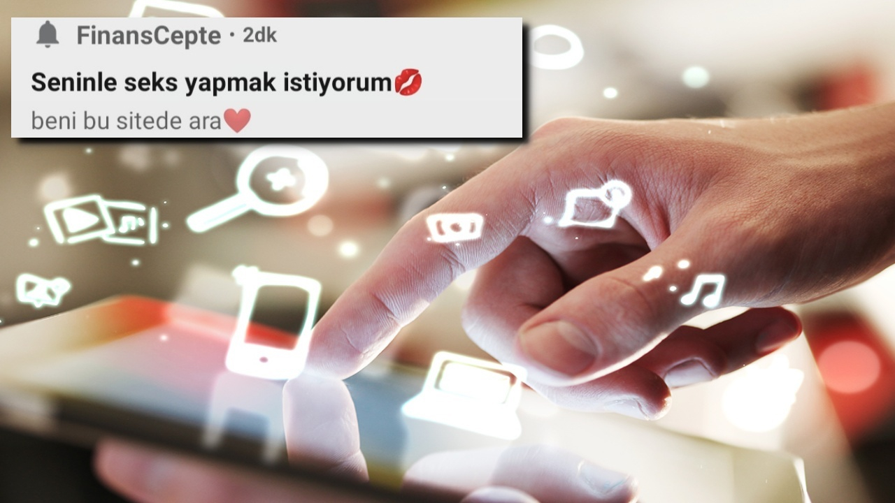 Finans uygulamasından ahlaksız teklif!