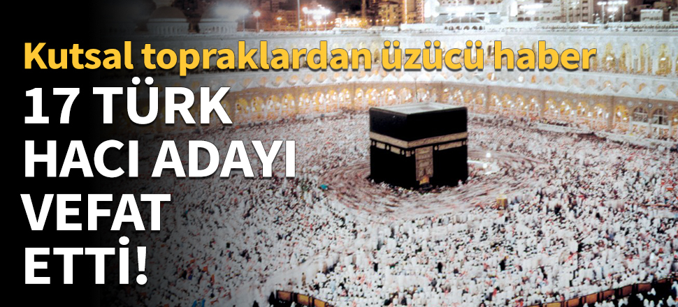 Kutsal topraklardan üzücü haber!