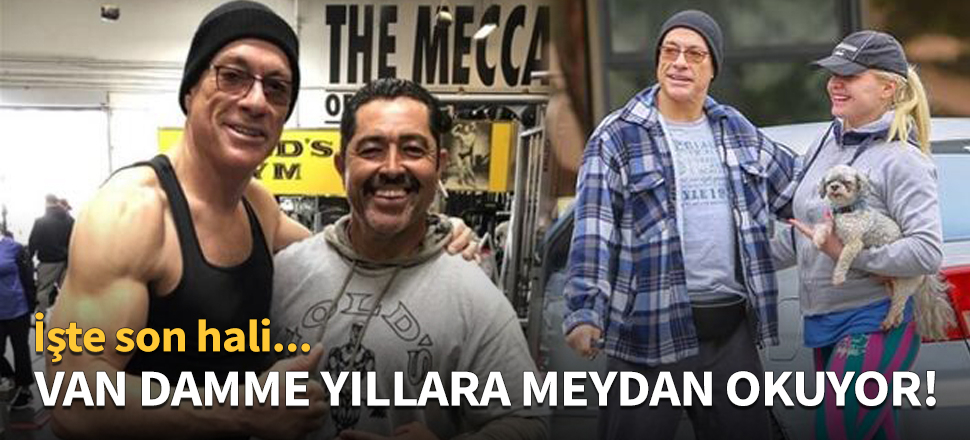 Jean Claude Van Damme yıllara meydan okuyor!