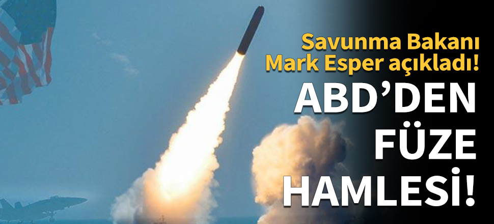 Savunma Bakanı Mark Esper açıkladı!