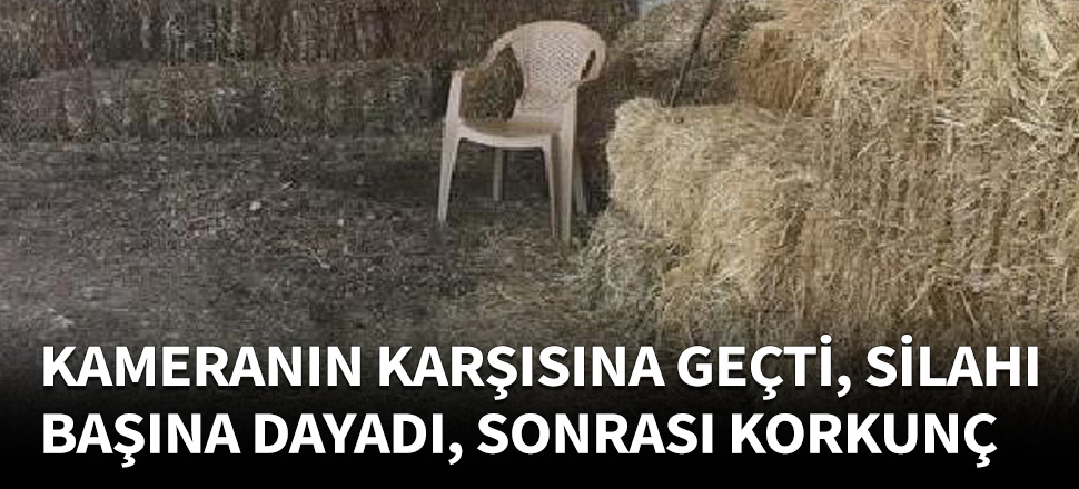 Kamera karşısında intihar etti!