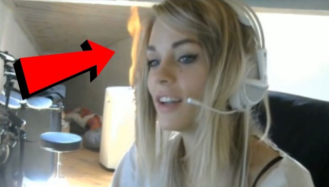 Canlı yayın sırasında saçları alev alan twitch yayıncısı!