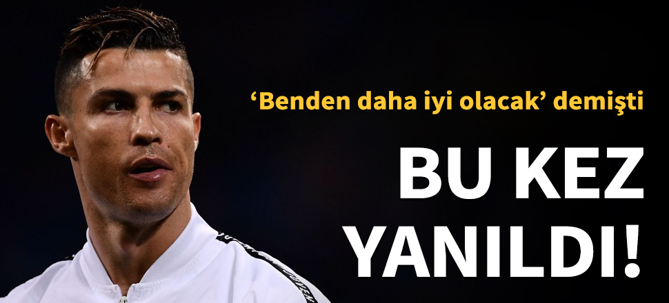 Ronaldo öve öve bitirememişti!