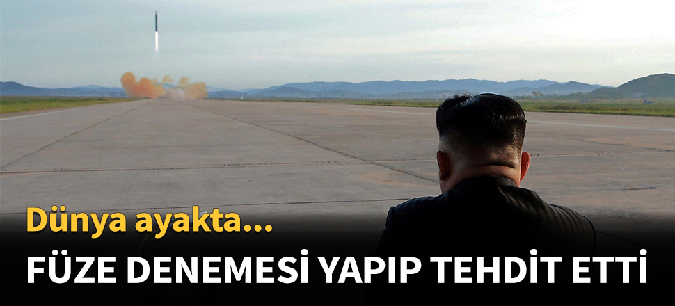Kuzey Kore füze denemesi yaptı...