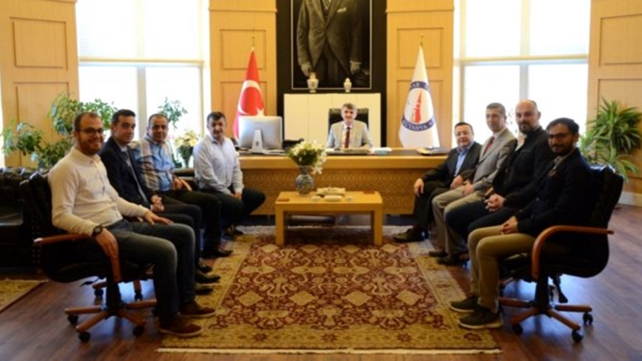 Kütahya'da Rektör Kazım Uysal’a akademik ve idari personelden ziyaret