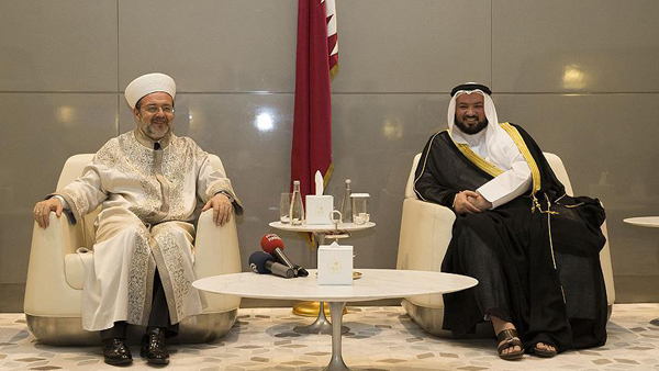 Diyanet İşleri Başkanı Mehmet Görmez, Katar'da