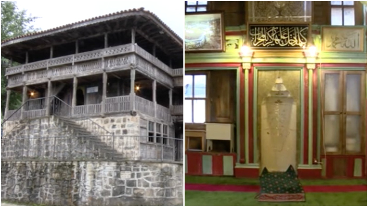 Rize'deki 500 yıllık çivisiz cami ilgi çekiyor!