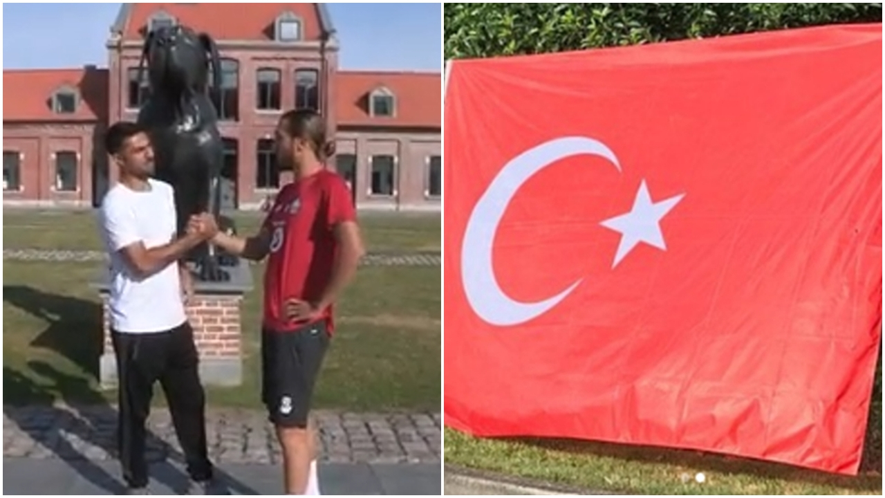 Lille'den Türk Bayrağı paylaşımı!